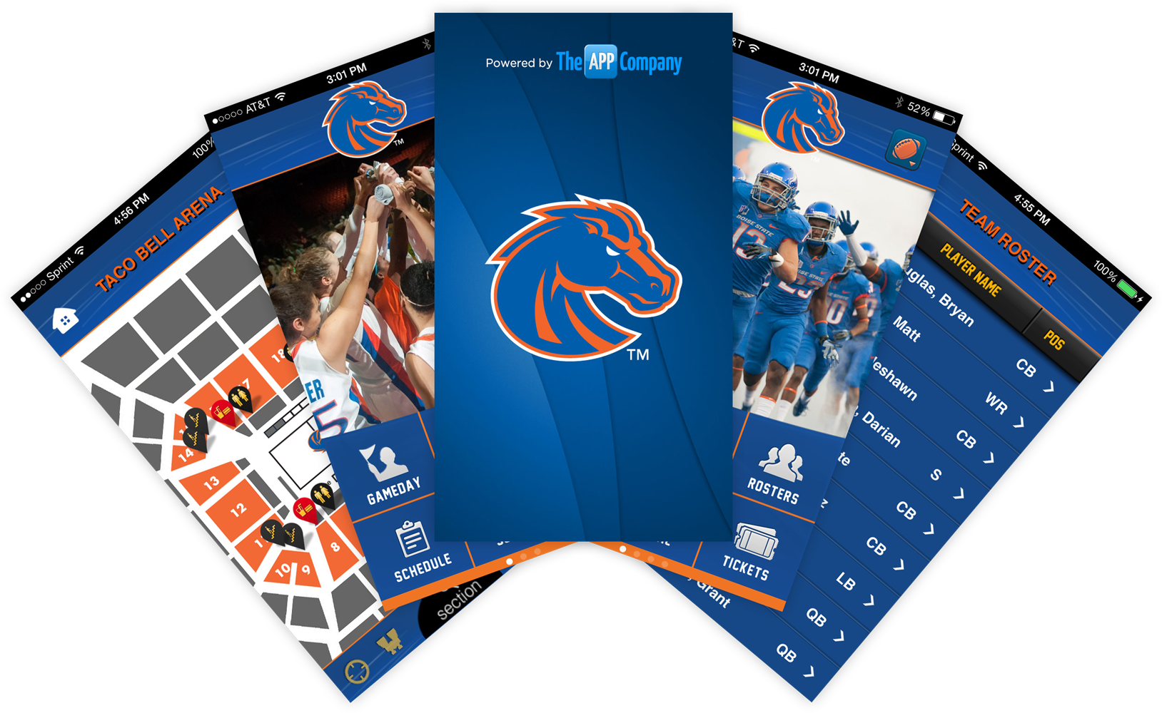Official Boise State Broncos Gameday App - Banner (1628x1000), Png Download