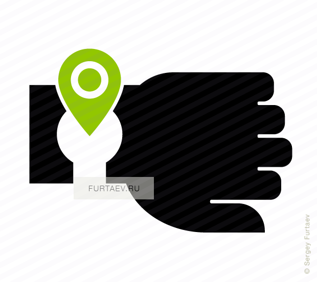 Current Location In Smartwatch Icon - Smartwatch (620x553), Png Download