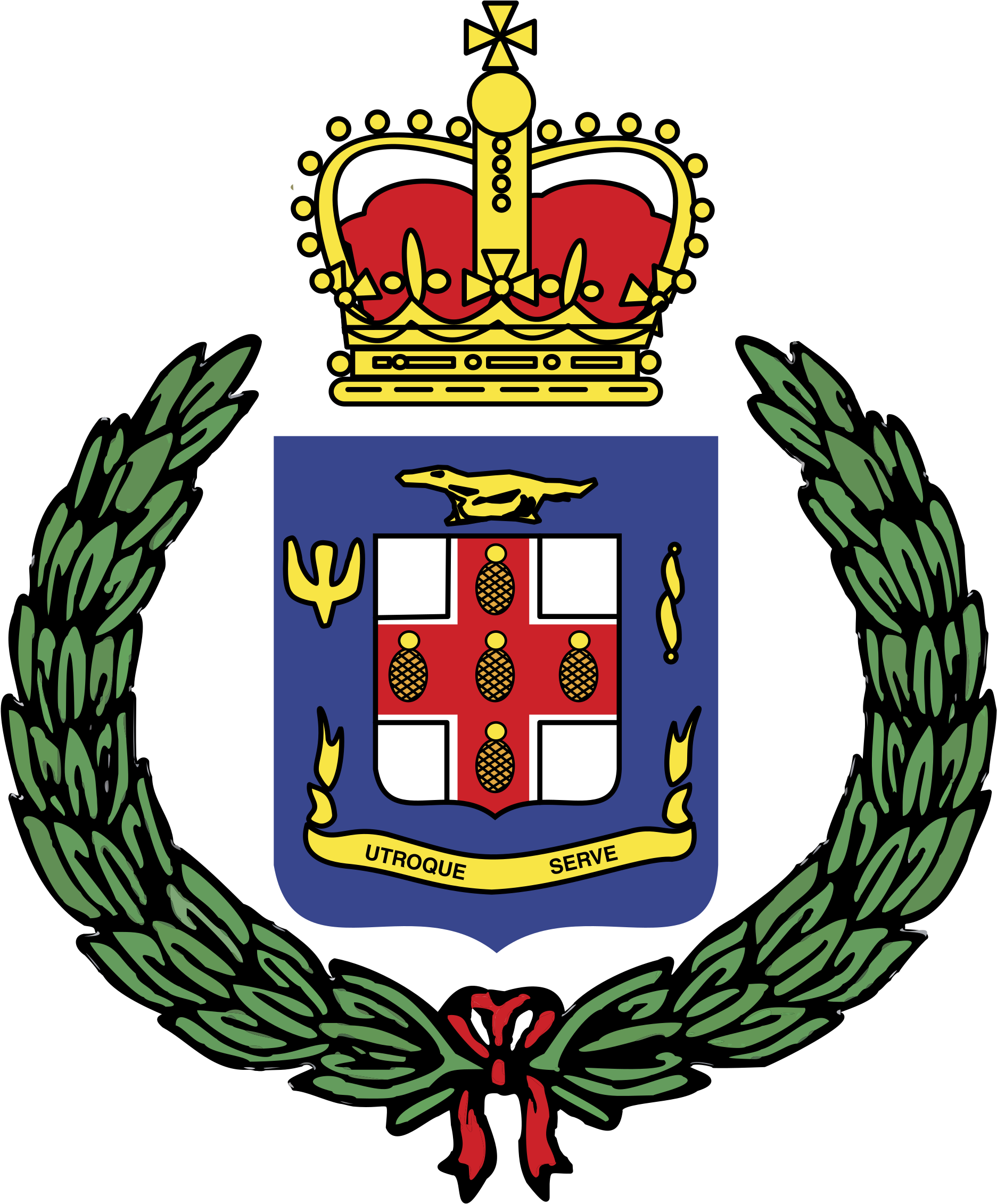 Jamaica Constabulary Force Logo Png Transparent - Jamaica Defence Force Logo (2400x2400), Png Download