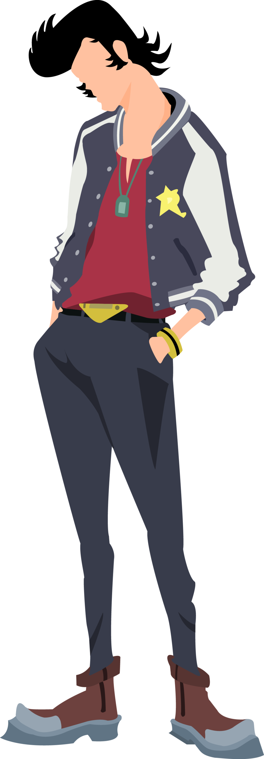 Space Dandy Png - Space Dandy Drawings (1024x2941), Png Download