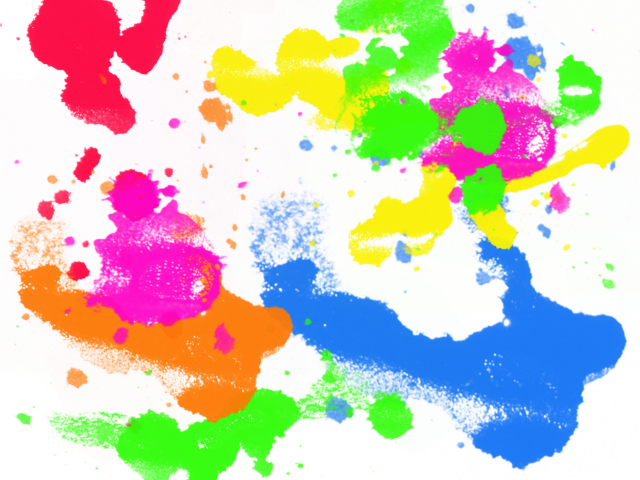 Colours Clipart Colour Splash - Portable Network Graphics (640x480), Png Download