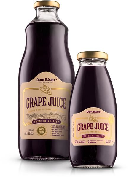 Red Grape Juice - Glass Bottle (980x650), Png Download