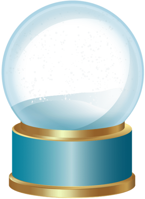 Free Png Empty Snow Globe Blue Png Png Images Transparent - Snow Globe With Transparent Background (480x658), Png Download