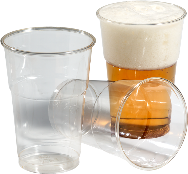 Glass, Beer/soft Drink Glass, Tulip, Pet, 250ml, 106mm, - Bier Transparant (640x640), Png Download