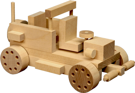Wooden Toy Car Png (450x311), Png Download