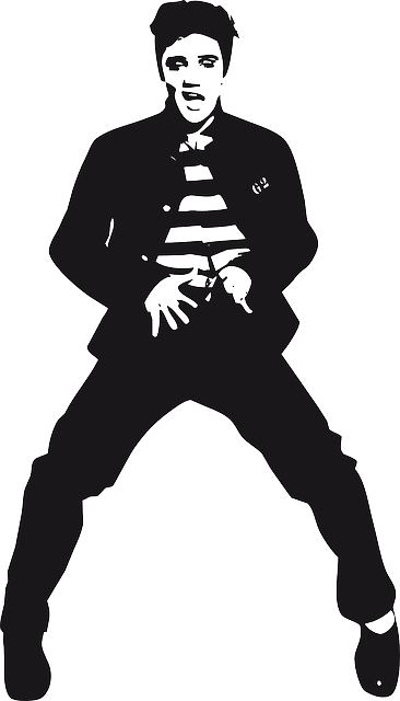 Elvis Presley, Celebrity, Elvis, Fifties, Presley - Elvis Clipart (366x640), Png Download