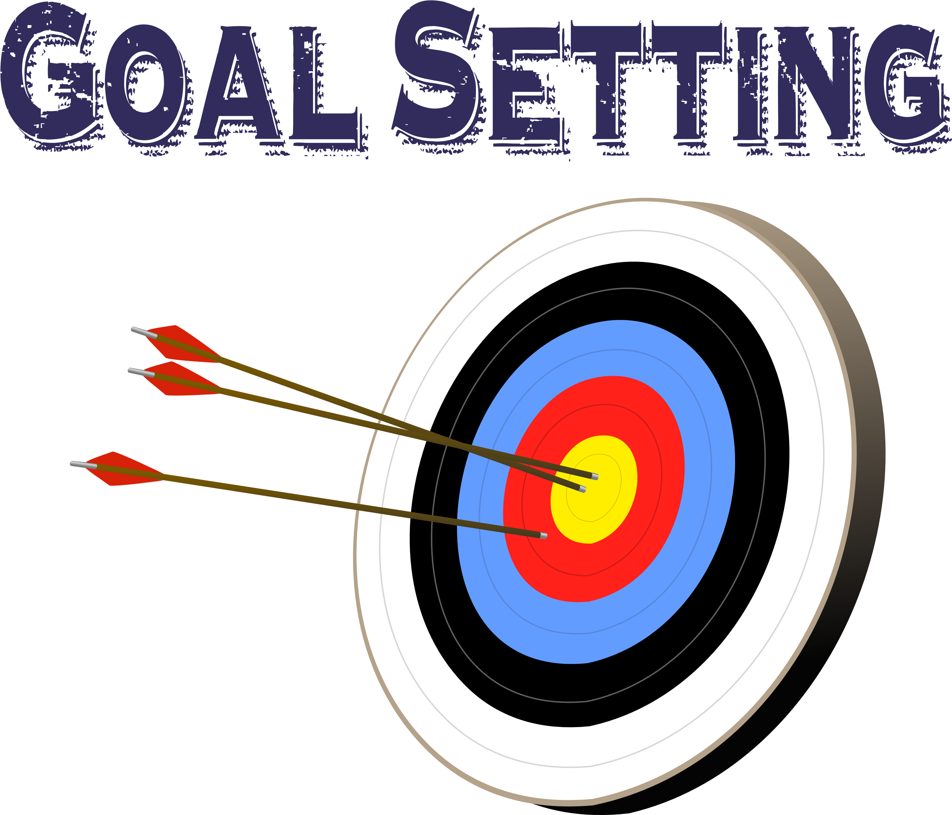 Bulls Eye - Target Setting (3157x2845), Png Download