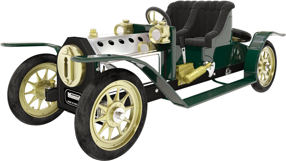 Mamod Toy Car Render17 - Antique Car (1200x1200), Png Download