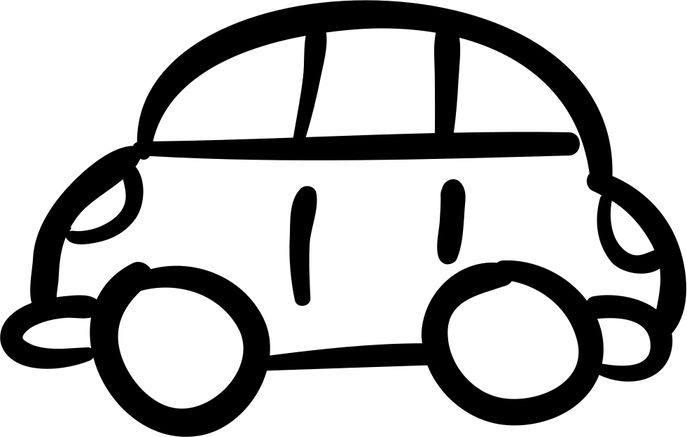 Toy Car Of Rounded Shape Comments - Car Toy Svg (981x624), Png Download
