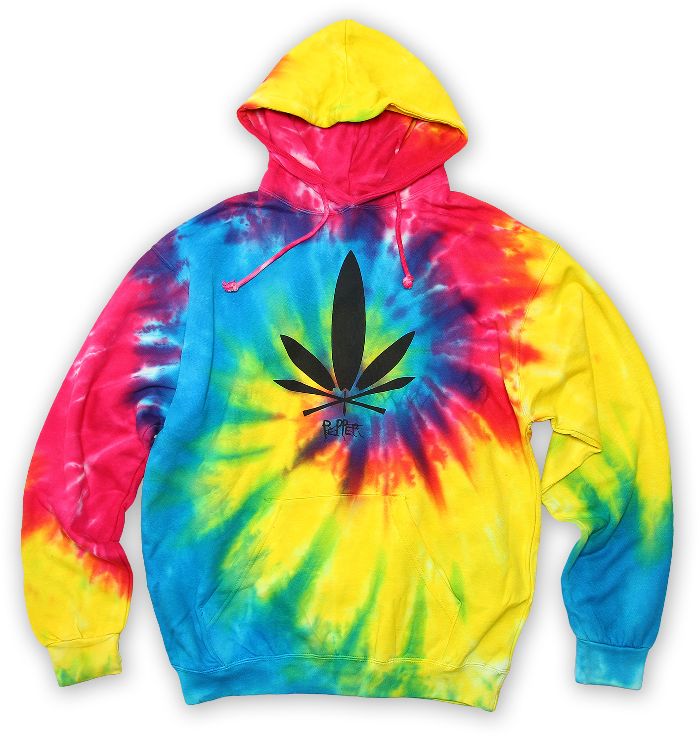 Surf Weed Tie Dye Pullover $50 - Hoodie (1600x1600), Png Download