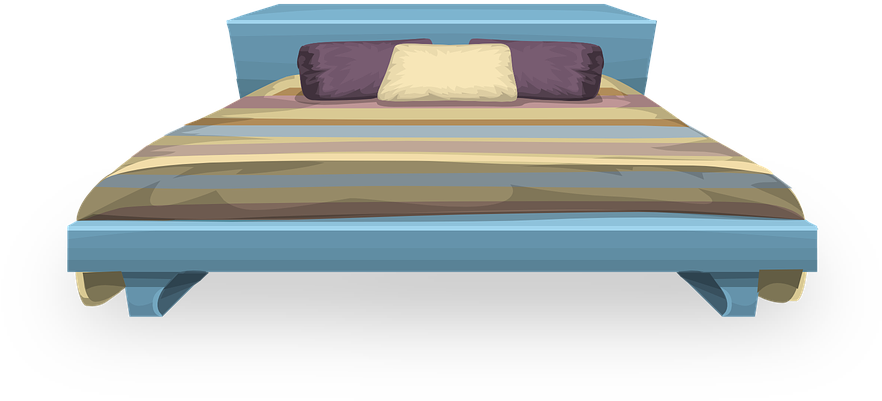 Bed Clip Art Transparent (960x480), Png Download