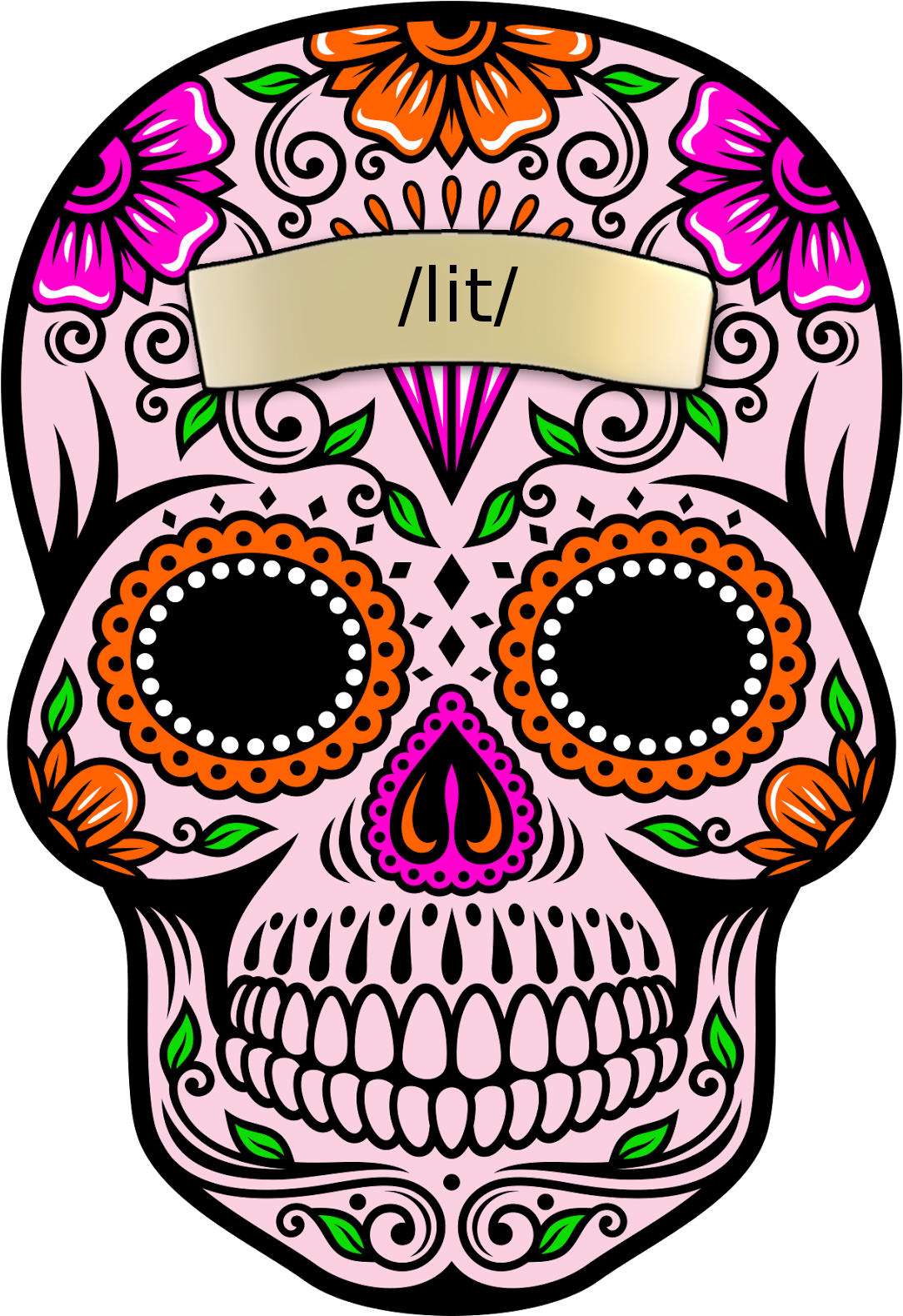 /lit/ - Literature - Calaveras Para Poner Nombres (1600x1600), Png Download