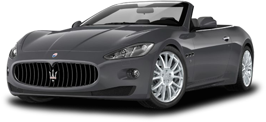 Granturismo Convertible - Maserati Granturismo Convertible Black (640x480), Png Download