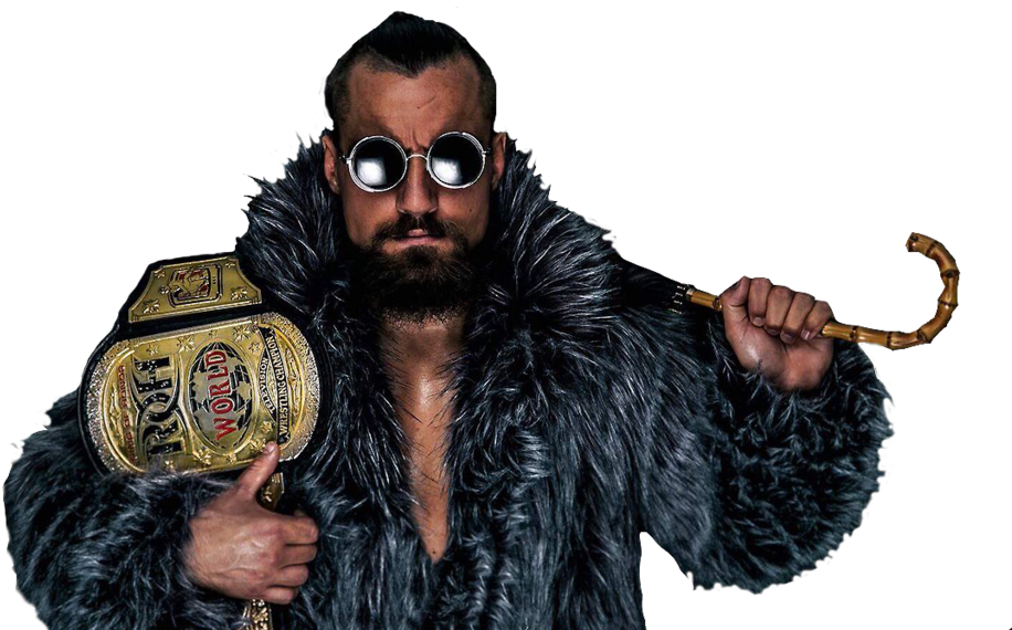 Digital Art Fantasy, Visual Arts, Psychedelic, Wrestling, - Marty Scurll Roh Tv Champion (1024x620), Png Download