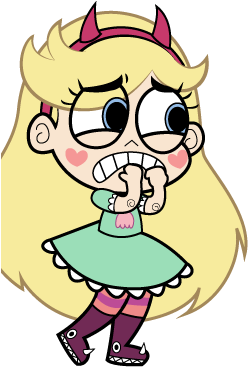 Scared Png - Star Butterfly Creature Capture (250x500), Png Download