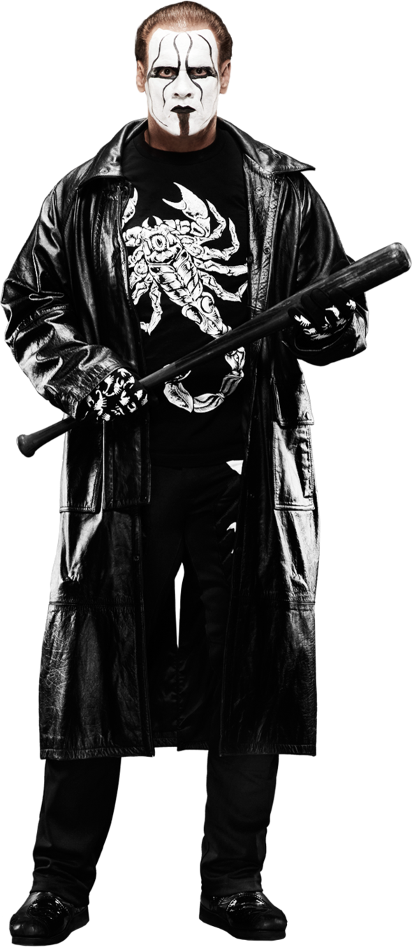 Wwe Sting Retro Action Figure (590x1355), Png Download