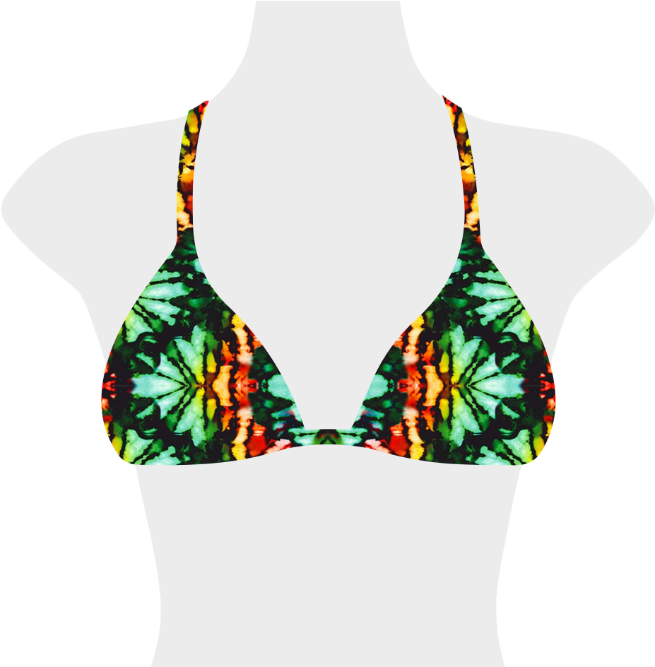 Tie Dye Dallas Bikini Top (943x943), Png Download