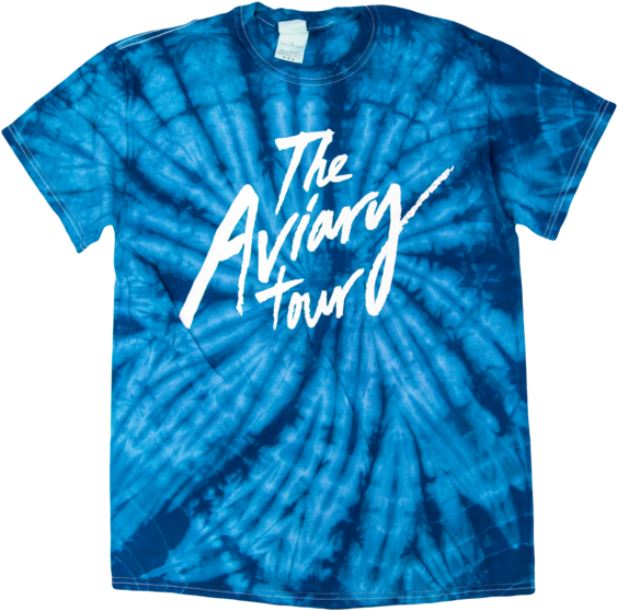 Aviary Tie Dye Tour Tee - Tour Tee (600x600), Png Download