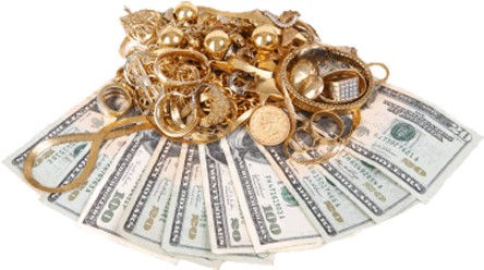 Rapper Gold Chain Png - Cash For Gold (450x300), Png Download