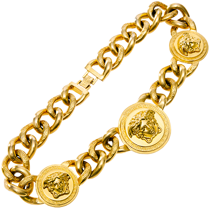 Download Gold Bijoux Icon Necklace Collana Oro Giallo Versace Full Size Png Image Pngkit