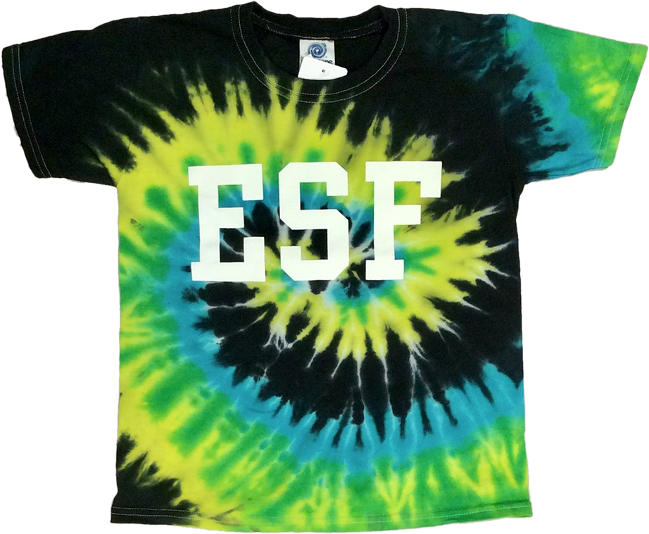Kids Tie Dye T-shirt - T-shirt (1000x1000), Png Download