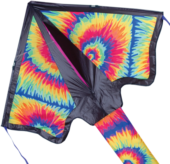 64" Tie Dye Jumbo Easy Flyer Kite - Jumbo Easy Flyer Kite (600x600), Png Download