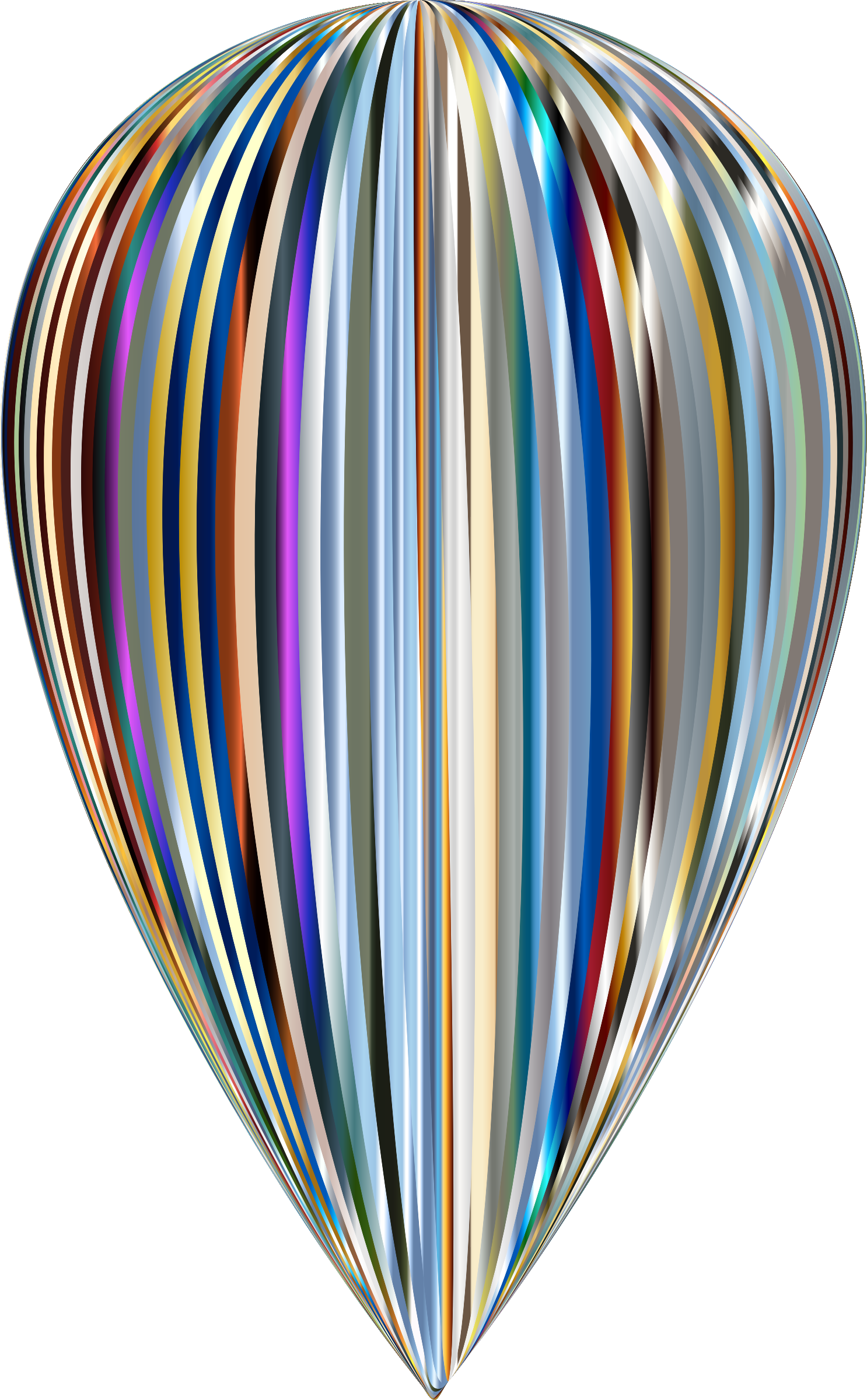 This Free Icons Png Design Of Chromatic Balloon (1486x2400), Png Download