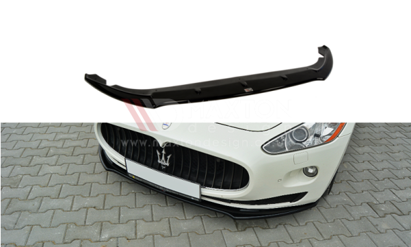 Gloss Black Front Splitter Maserati Granturismo 2007-2011 - Maserati Granturismo Front Splitter (600x600), Png Download
