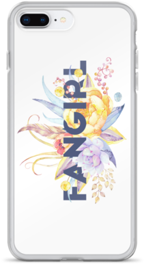 Fangirl Floral Quote Phone Case - Bag Tag (480x480), Png Download