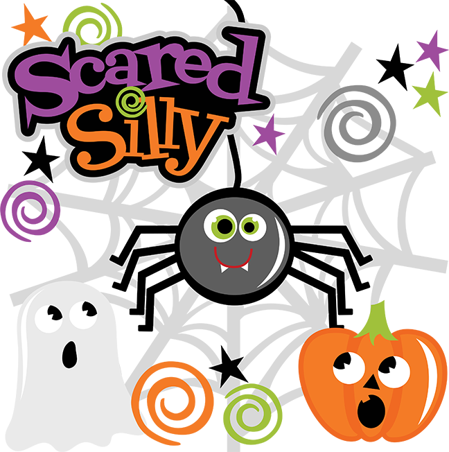 Scared Silly Svg Files Spider Svg File Ghost Svg Cut - Ghost Miss Kate's Cuttables Halloween (648x652), Png Download