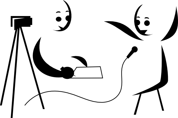Small - Interview Clipart Transparent (600x398), Png Download