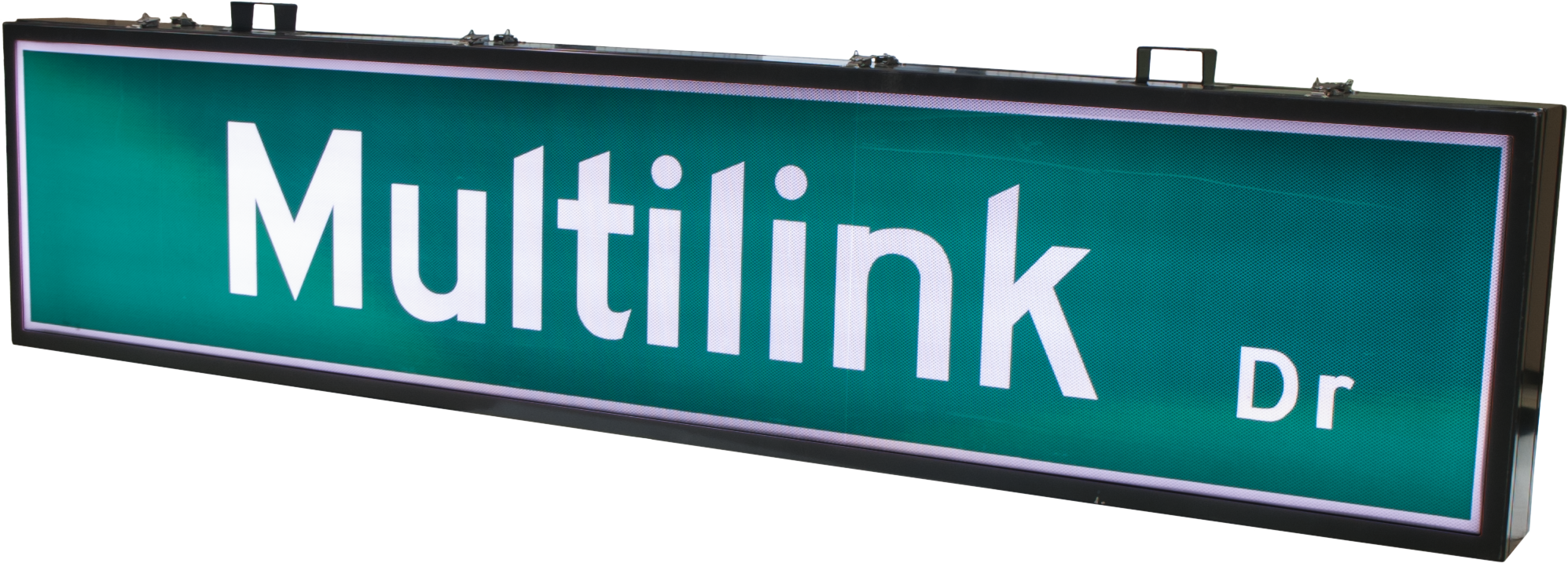 Illuminated Street Signs (1995x717), Png Download