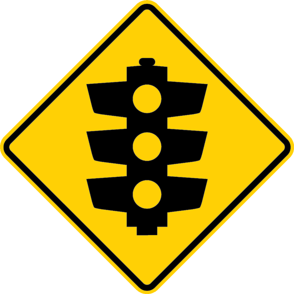 Bathurst Street Controlled Roundabout - Traffic Light Sign Nz (600x600), Png Download