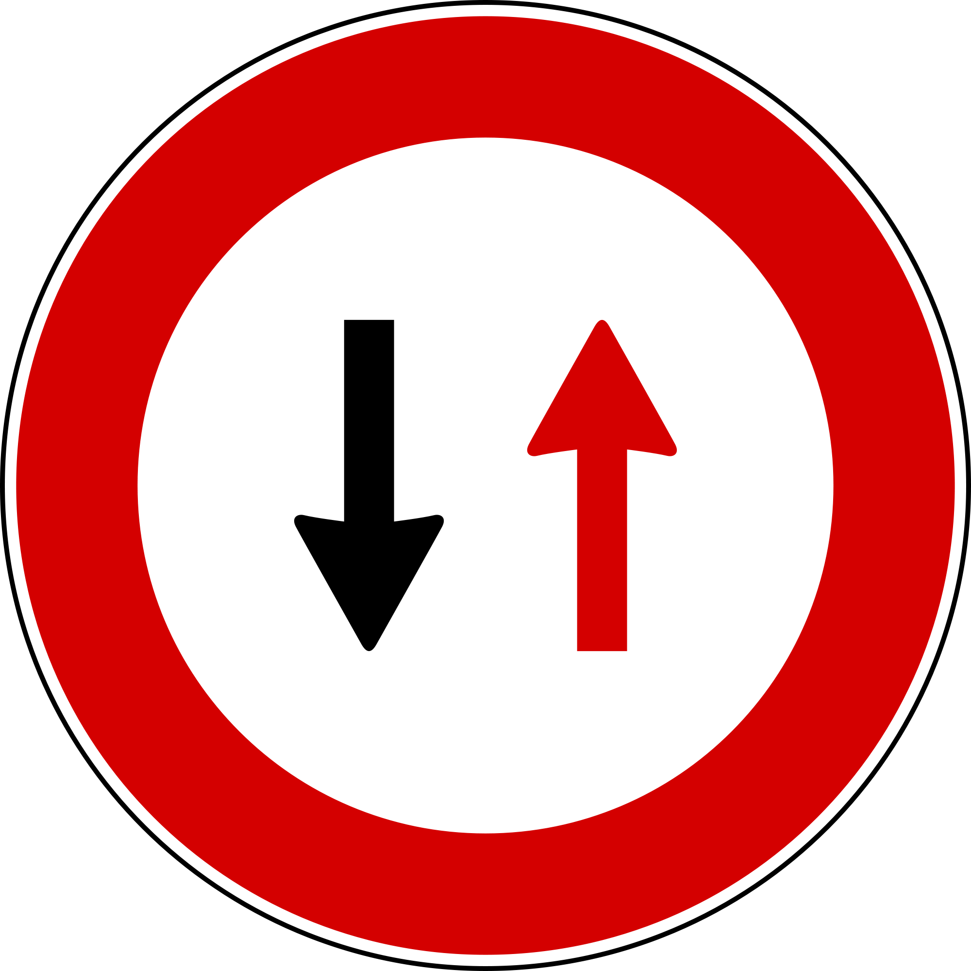 Italian Traffic Signs - Señal Altura Maxima Png (1024x1024), Png Download