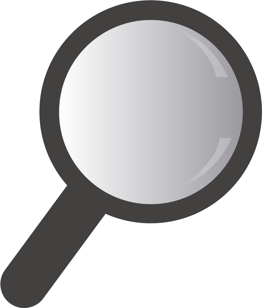 Lupa-izquierdo - Circle (1180x1266), Png Download