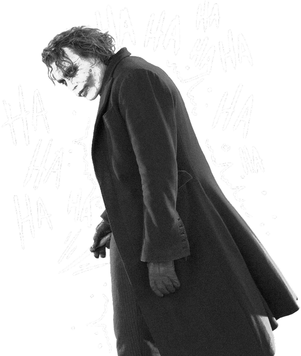 This Is The World We Live In, So Superhero Movies Are - Joker Dark Knight Promo (700x733), Png Download