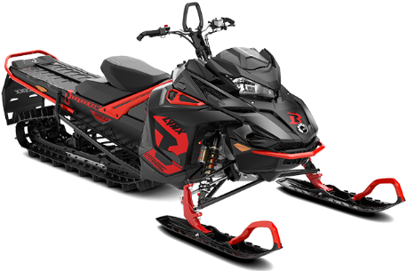 2019 Boondocker Re 3700/3900 Deep Snow Sport Snowmobile - Lynx Boondocker Re 2019 (480x348), Png Download