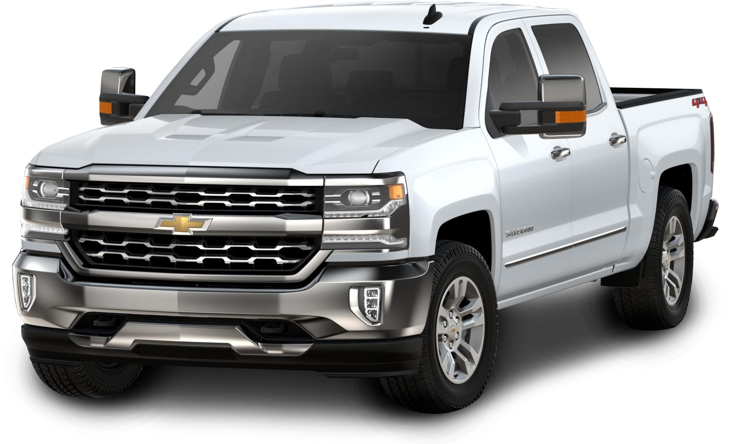 2019 Chevrolet Silverado 1500 Ltz - 2018 Chevrolet Silverado 1500 Double Cab Lt (1688x916), Png Download