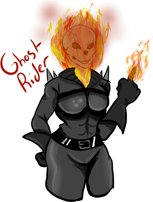 Superhero Sunday - Alejandra Jones Lady Ghost Rider Deviantart (700x1000), Png Download