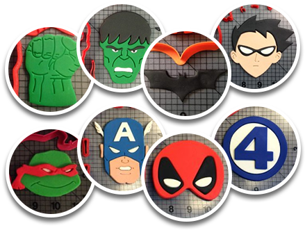 Jb Cookie Circles Super Heroes Mobile - Cookie Cutters Super Hero 111 Cookie Cutter 2 Inches (450x344), Png Download