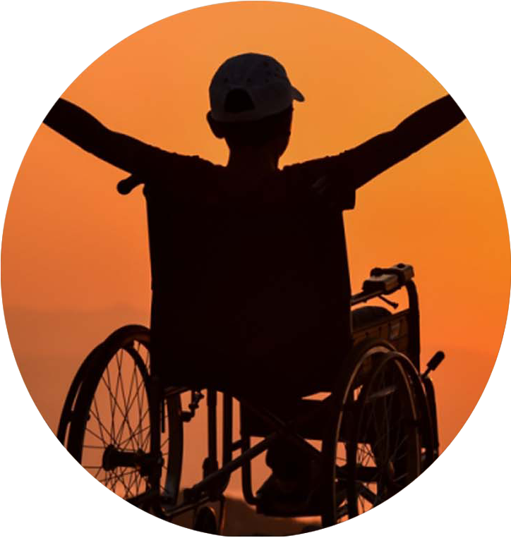 Img - Disabled People (821x804), Png Download