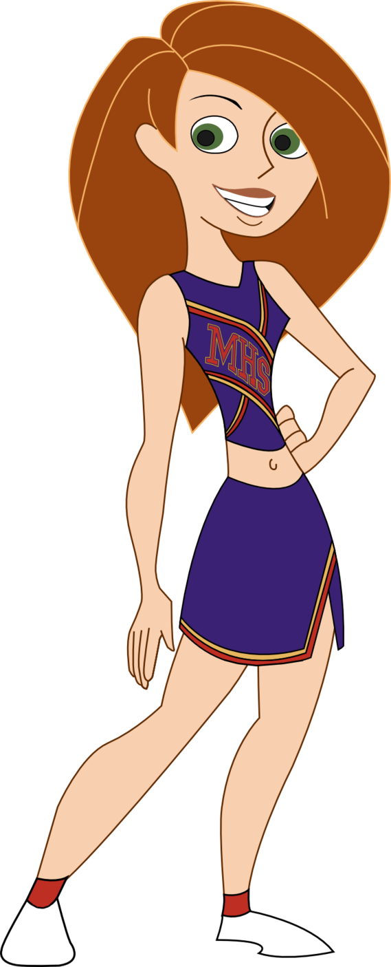 Kim Possible Cheerleading Costume - Kim Possible Cheer Outfit (569x1405), Png Download