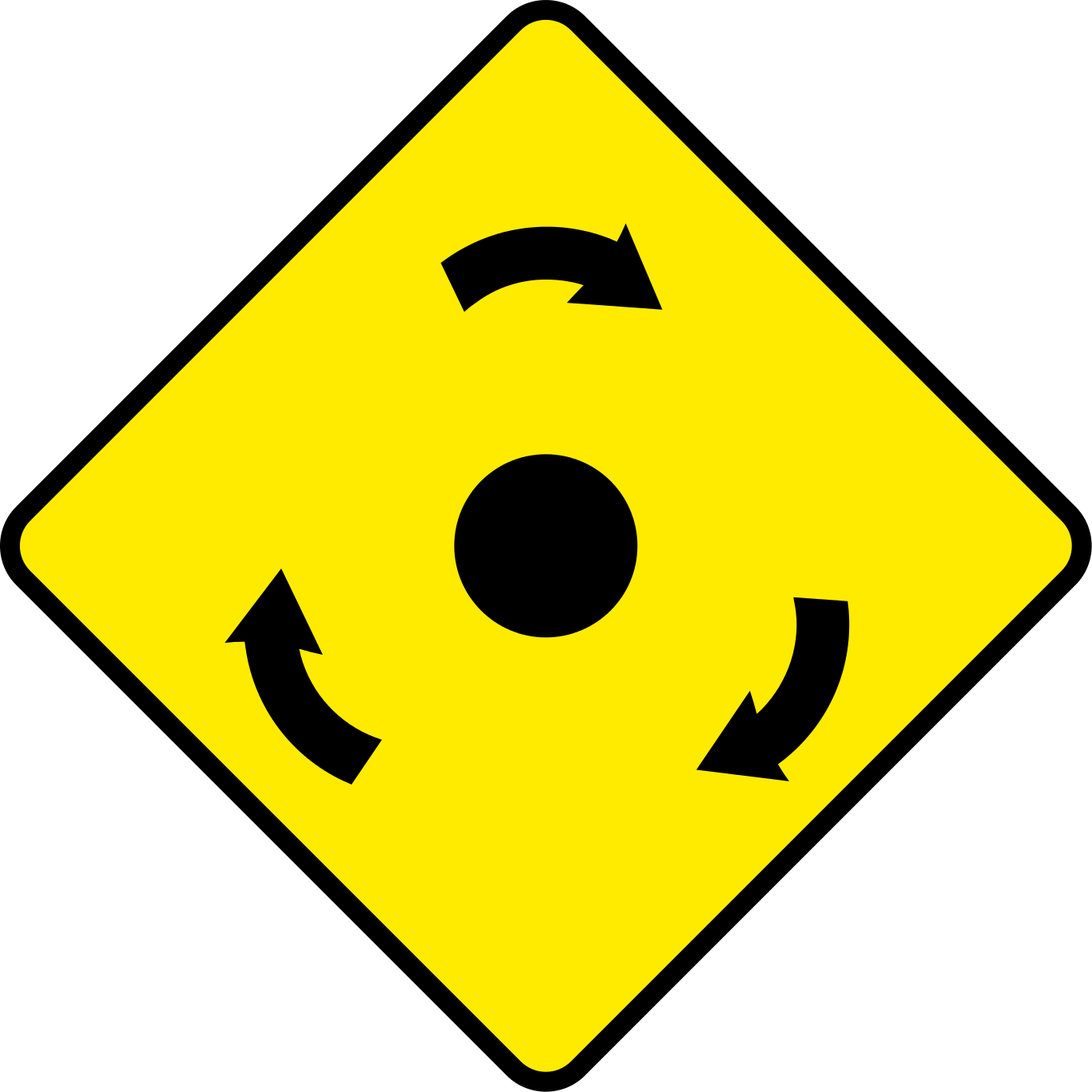 Ireland Road Sign W - Fun At Work Clip Art (1371x1371), Png Download