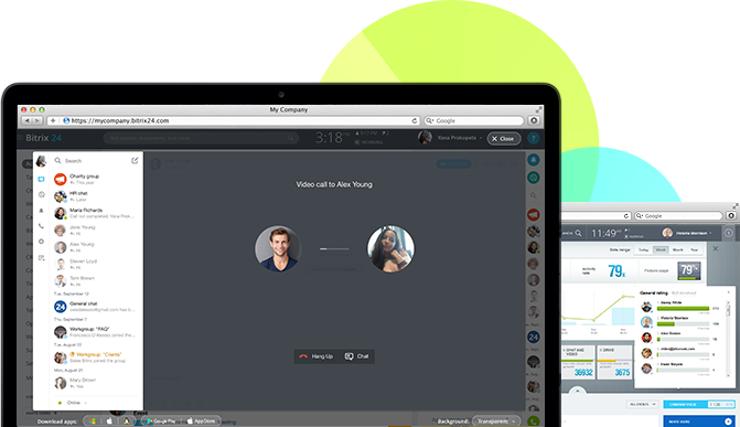 Bitrix24 Call (671x387), Png Download