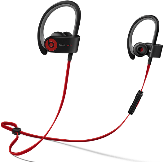 We Just Launched Plugged - Powerbeats Red And Black (543x539), Png Download