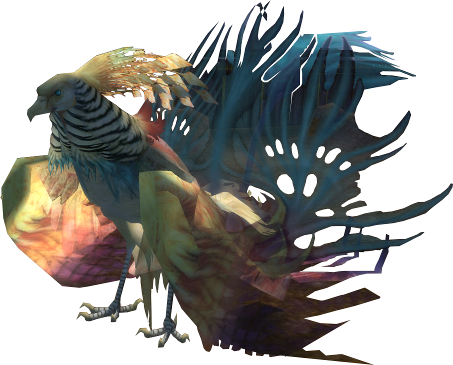 Rainbow Phoenix - Portable Network Graphics (906x730), Png Download