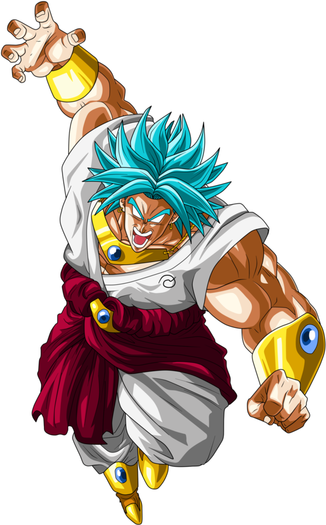 Dragon Ball Broly Png File - Broly Ssj Blue Png (767x1041), Png Download