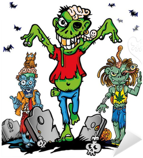 Jpg Royalty Free Stock Cartoon Set Sticker Pixers We - Merry Zombie Christmas: The Red Barn (400x400), Png Download