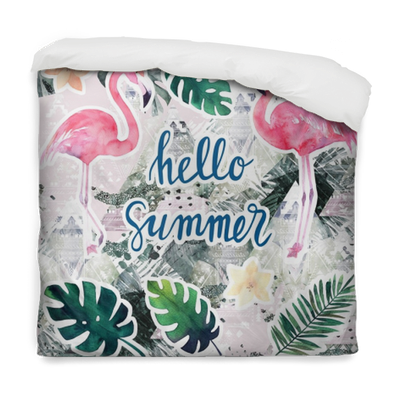 Watercolor Seamless Pattern With Tropical Palm Leaves, - Watercolor Painting (400x400), Png Download