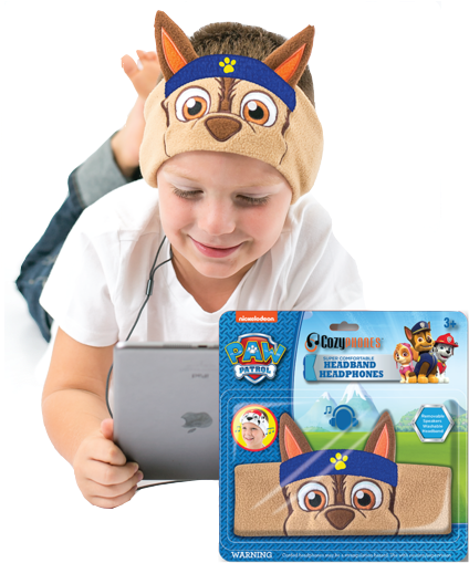 Introducing Paw Patrol Cozyphones - Paw Patrol Cozy Headphone (434x525), Png Download